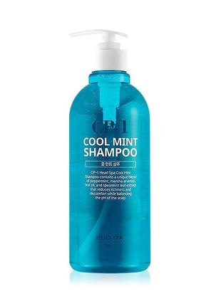 Освіжний шампунь для волосся esthetic house cp-1 cool mint shampoo, 100 та 500 мл.