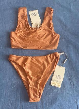 Золотистый купальник от oh polly