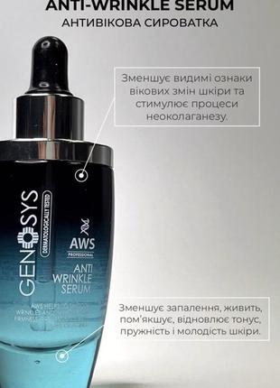 Антивікова сироватка genosys anti wrinkle serum