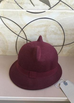 Шляпа з вушками  zara cat ear hat розмір 52 см2 фото