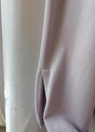 Широкі в'язані штани палаццо з розрізами з боків  широкие вязаные брюки палаццо с разрезами по бокам2 фото