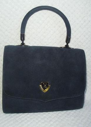 Bally vintage (italy) замшева сумка