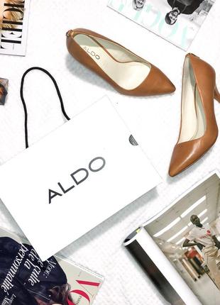 Кожаные лодочки aldo1 фото