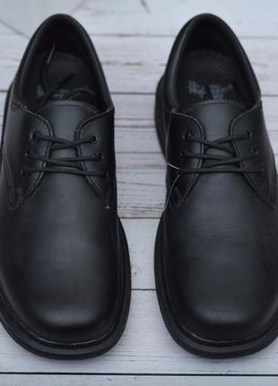 43 размер. черные кожаные мужские полуботинки, туфли dr.martens. оригинал8 фото