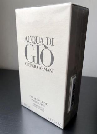 Оригинал acqua di gio 100ml armani giorgio аква ди джио армани мужские духи стойкие