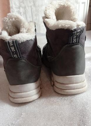 Ботинки зимние с мехом 25см3 фото