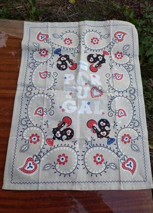 Скатерть. португалия. хлопок. 47х65см.