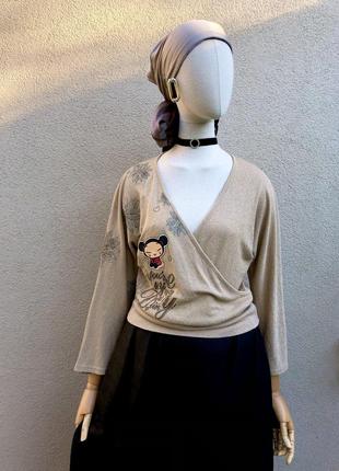 Кофта люрекс,джемпер,пуловер,премиум,франция,pucca v/s bu girl,8 фото
