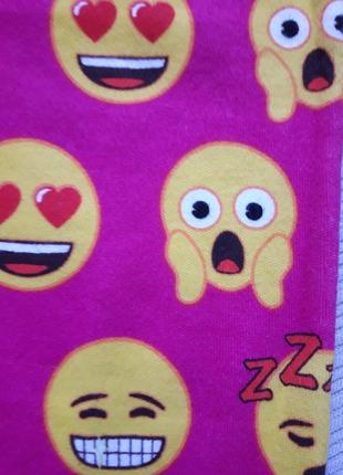 Суперовый хлопковый комбенизон пижама слип принт смайлы на 8-9 лет на рост 128-135 см emoji george5 фото