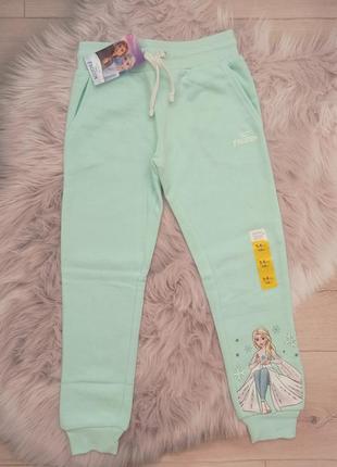 Новые утепленные брюки с начесом бренда disney at primark cерии frozen анна ельза2 фото