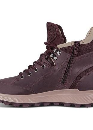 Зимові черевики ecco exostrike burgundy2 фото