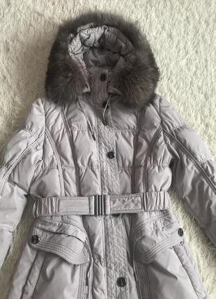 Теплий зимовий пуховик, куртка venissa, пальто 42-44 роз3 фото