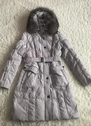 Теплий зимовий пуховик, куртка venissa, пальто 42-44 роз4 фото