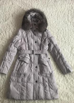 Теплий зимовий пуховик, куртка venissa, пальто 42-44 роз6 фото