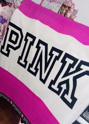 Плед pink покрывало pink victoria's secret