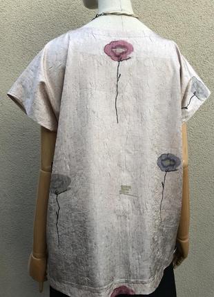 Блуза шелковая,реглан,рубаха,4 фото
