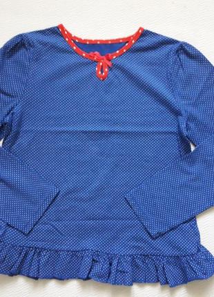 Суперовая хлопковая пижама домашний костюм принт горох на 10-11 лет на рост 140-146 см george3 фото