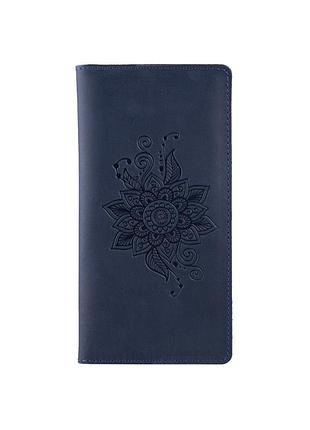 Шкіряний гаманець hi art "mehendi classic" wp-02-s19-4013-t006