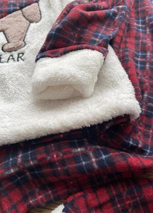 Тепла флісова піжама зі штанами, теплая пижама со штанами2 фото