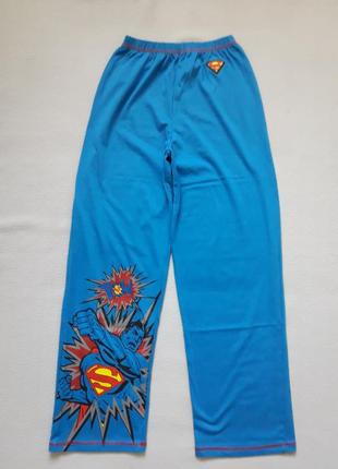 Крутые брюки для дома пижамные брюки  на 11-12 лет на рост 146-152 см superman