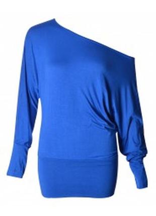 Новая блуза англия 50-54 размер голубая5 фото