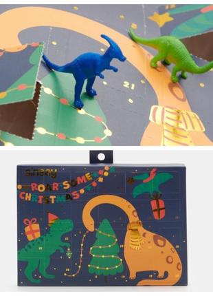 Набор динозавров в виде календаря календаря