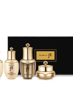 Набор миниатюр the history of whoo cheonyuldan ultimate regenerating gift set 4 items1 фото