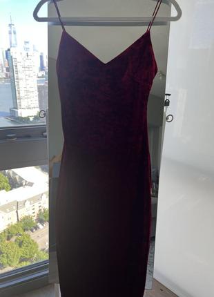 Велюрова сукня плаття h&m1 фото