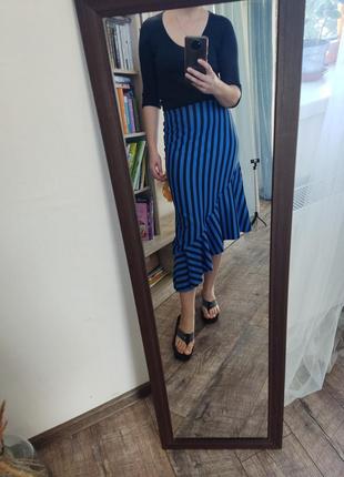 Спідниця міді асиметрична