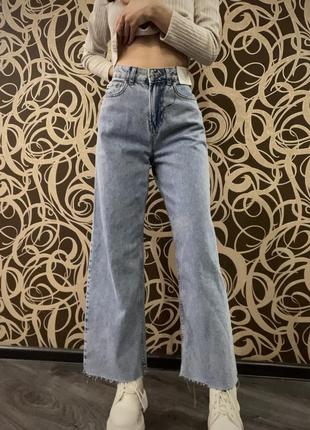 Відриваю від серця, ідеальні кльошні джинси denim2 фото