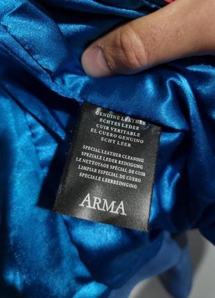 Кожаная куртка arma размер m/l7 фото