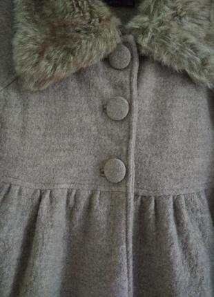 Шикарное стильное шерстяное пальто, zara, p. s-m5 фото