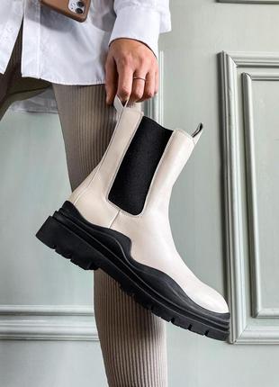 Черевики жіночі зимові шкіряні ботега