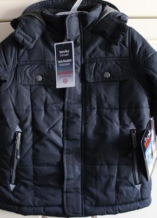 Зимняя парка куртка big chill. размер 4т. boys quiltd expedition jacket3 фото