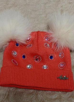 Шапочка и хомут для девочки