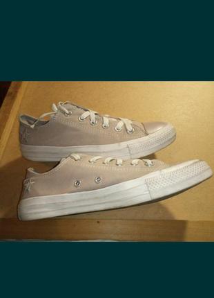 Женский бежевый топ converse all stars 38 кеды кроссовки1 фото