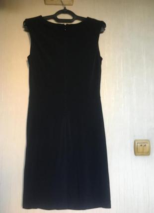 Черное платье  бренд  mango4 фото