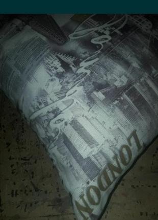 Декоративная подушка на диван нью-йорк страны путешествие8 фото