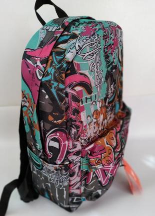 Молодіжний рюкзак з принтом аніме.2 фото