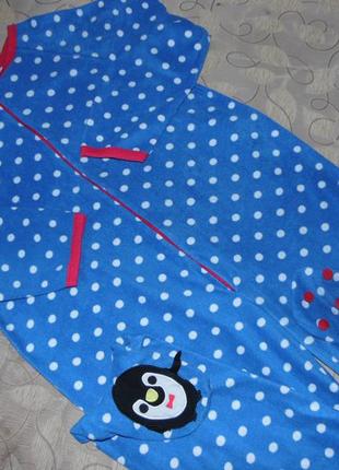 Ох вже ці горошки!!! кегуруми-піжамка-домашній костюм "пингвинчик"