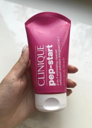 Вмивалка, скраб, очищає і відлущувач 2-в-1 pep-start exfoliating cleanser2 фото