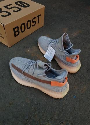 Adidas yeezy boost 350 v2 grey | orange