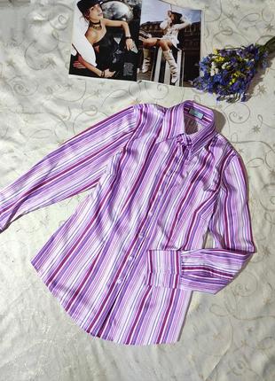 Рубашка приталенная в винтажном стиле uk 12