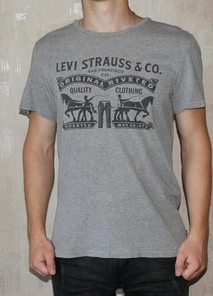 Чоловіча футболка levi’s levis майка теніска l л левіс левис левайс