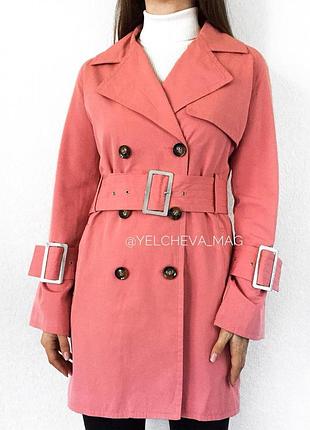 Стильный тренч с рукавами клеш