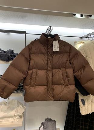 Zara пуховик куртка бомбер 116-164 см