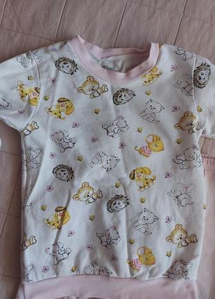 Тепла піжама для дівчинки 98-104 2