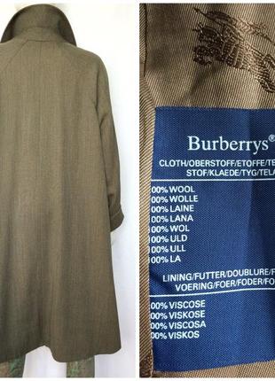 Burberry шерстяное полупальто плащ3 фото