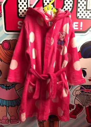 Гламурный махровый халат со свинкой пеппой peppa pig by nutmeg.