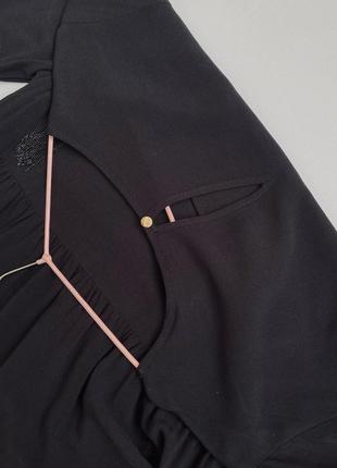 Блуза с волнами низ разлетайка чёрная кофта8 фото
